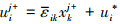Mathematical equation